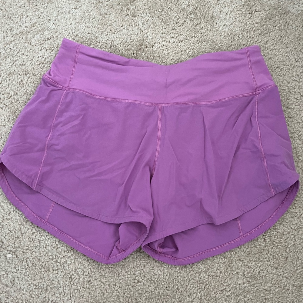 Lululemon speed up shorts size 4